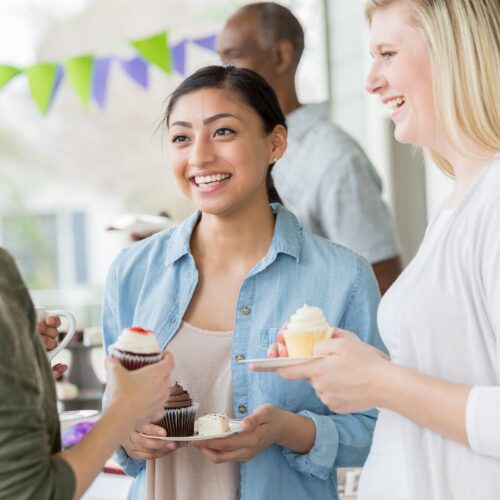 women fundraising
